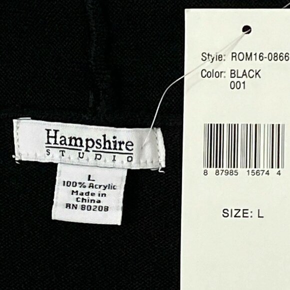 Hampshire Studio L Open Front Cardigan Sweater - Picture 6 of 7